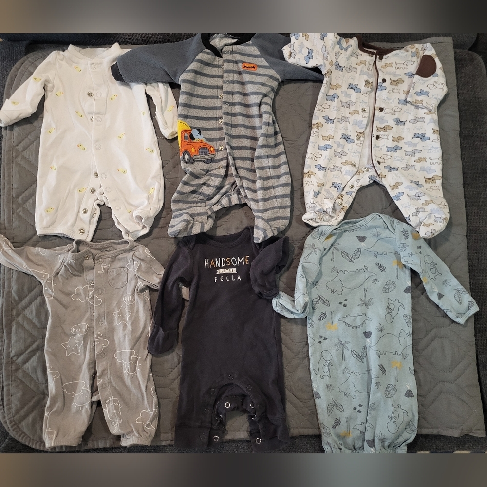 Assorted NEWBORN Baby BOY Clothing Bundle - Picture 11 of 11